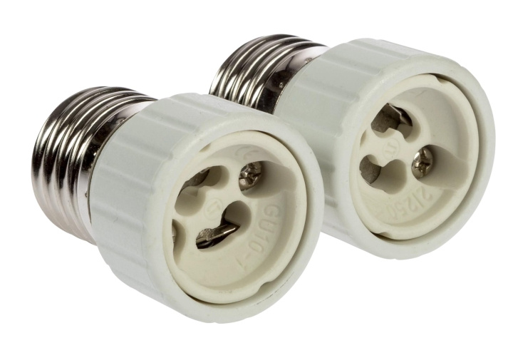 Nordic Quality Adapter E27 - GU10, 2st in the group HOME ELECTRONICS / Lighting / LED lamps at TP E-commerce Nordic AB (C65757)