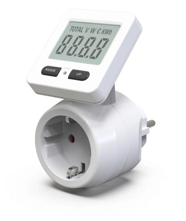 Nordic Quality Energy meter, 230V/16A in the group HOME, HOUSEHOLD & GARDEN / Smart home / Smart plugs at TP E-commerce Nordic AB (C65873)