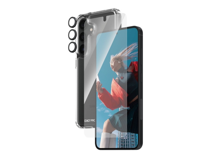 PanzerGlass Skærm/objektiv/rygbeskyttersæt Transparent Samsung Galaxy S24 in the group SMARTPHONE & TABLETS / Phone cases / Samsung at TP E-commerce Nordic AB (C65931)