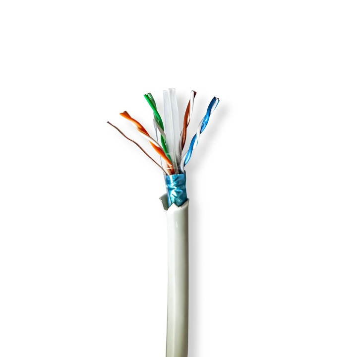 Nedis Network Cable Roll | CAT6 | Solid | F/UTP | Bare Copper | 305.0 m | Indoor | Round | LSZH | Grey | Gift Box in the group COMPUTERS & PERIPHERALS / Computer cables / Network cables / Cat6 at TP E-commerce Nordic AB (C66036)