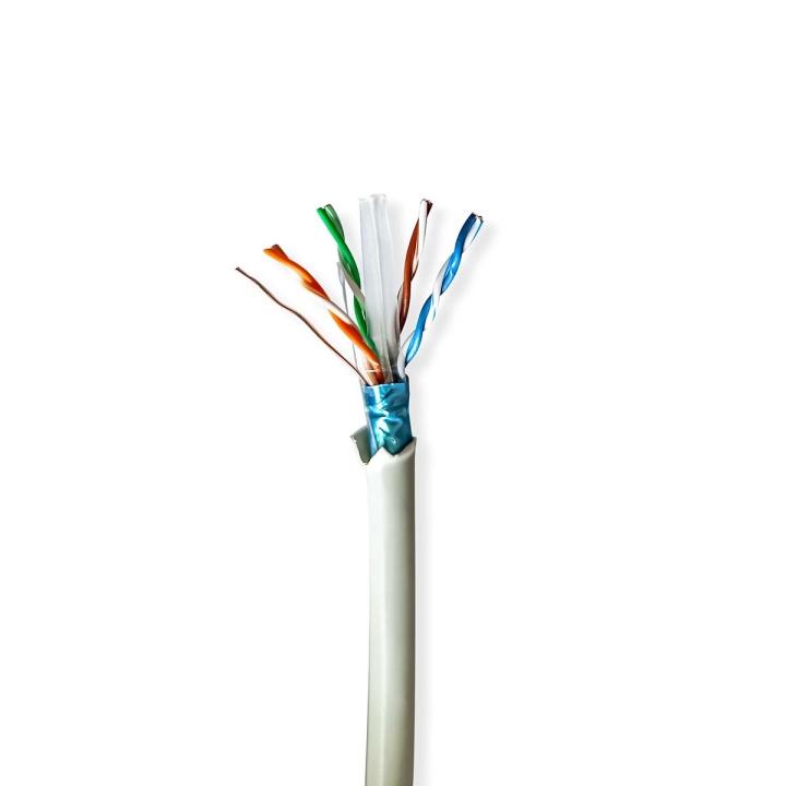 Nedis Network Cable Roll | CAT6 | Solid | F/UTP | Bare Copper | 50.0 m | Indoor | Round | LSZH | Grey | Gift Box in the group COMPUTERS & PERIPHERALS / Computer cables / Network cables / Cat6 at TP E-commerce Nordic AB (C66037)