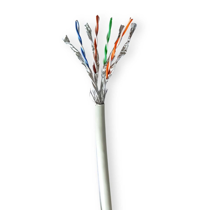 Nedis Network Cable Roll | CAT7 | Solid | S/FTP | Copper | 305.0 m | Indoor | Round | LSZH | Grey | Pull Box in the group COMPUTERS & PERIPHERALS / Computer cables / Network cables / Cat7 at TP E-commerce Nordic AB (C66047)