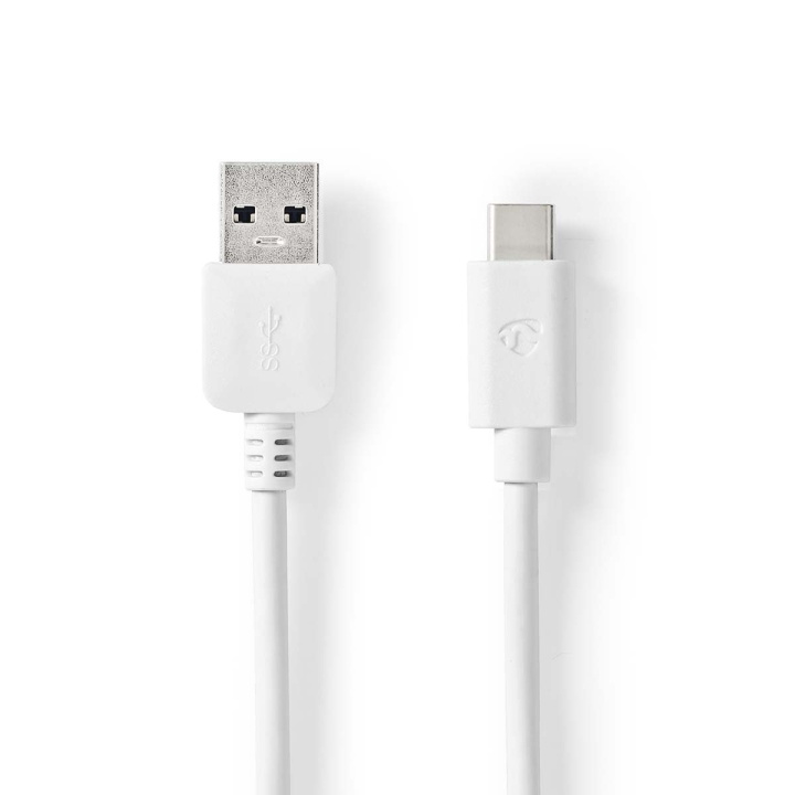 Nedis USB Cable | USB 3.2 Gen 2 | USB-A Male | USB-C™ Male | 60 W | 10 Gbps | Nickel Plated | 1.00 m | Round | PVC | White | Box in the group COMPUTERS & PERIPHERALS / Computer cables / USB / USB-C at TP E-commerce Nordic AB (C66170)