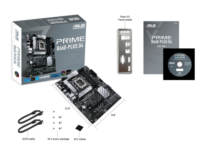 ASUS PRIME B660-PLUS D4 ATX LGA1700 Intel B660 in the group COMPUTERS & PERIPHERALS / Computer components / Motherboard at TP E-commerce Nordic AB (C66311)