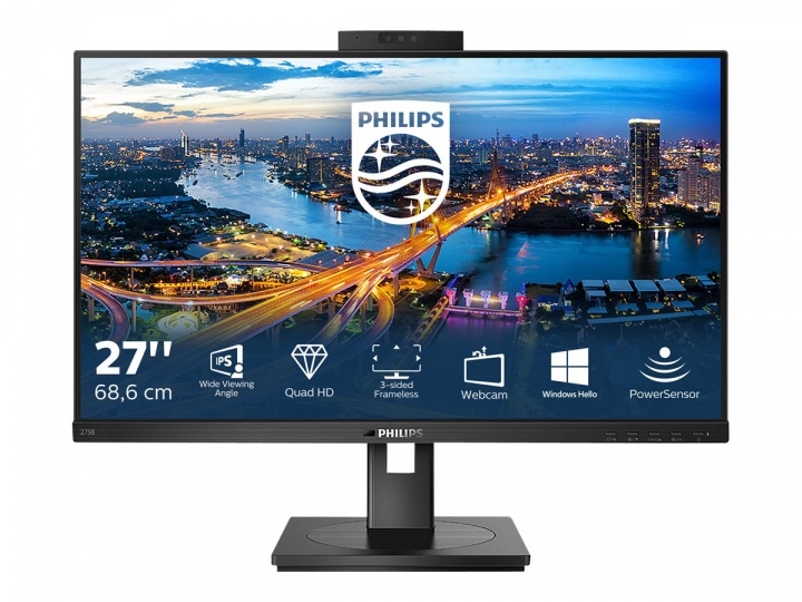 Philips B Line 275B1H 27 2560 x 1440 (2K) DVI HDMI DisplayPort 75Hz Pivot Screen in the group COMPUTERS & PERIPHERALS / Computer monitor / Computer monitors at TP E-commerce Nordic AB (C66391)