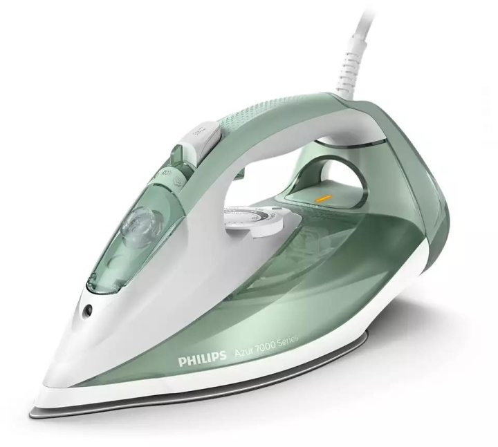 Philips 7000 series DST7012/70 iron Steam iron SteamGlide Plus soleplate 2600 W Green, Grey in the group HOME, HOUSEHOLD & GARDEN / Clothes care / Irons at TP E-commerce Nordic AB (C66526)