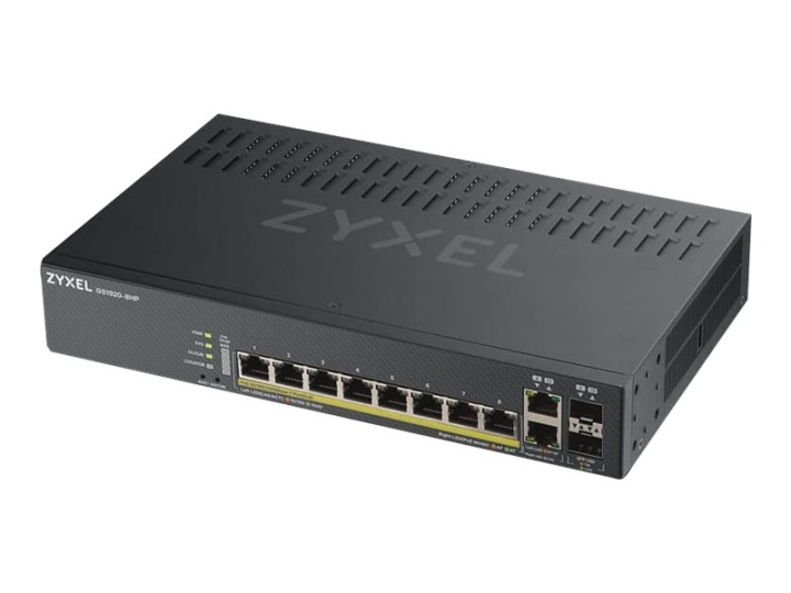 ZyXEL GS1920-8HPv2 Switch 8-port Gigabit PoE+ in the group COMPUTERS & PERIPHERALS / Network / Switches at TP E-commerce Nordic AB (C67296)