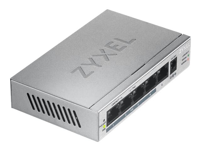 ZyXEL GS1005HP Switch 5-port Gigabit PoE in the group COMPUTERS & PERIPHERALS / Network / Switches at TP E-commerce Nordic AB (C67324)