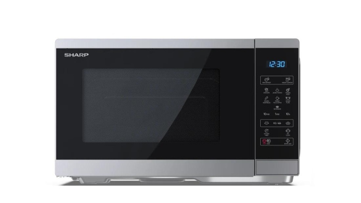 Sharp Microwave Oven YC-MS252AE-S Free standing 25 L 900 W Silver in the group HOME, HOUSEHOLD & GARDEN / Household appliances / Microwave ovens at TP E-commerce Nordic AB (C67337)