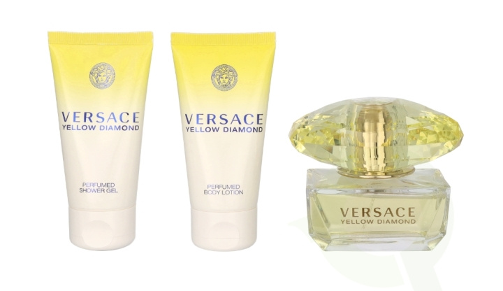 Versace Yellow Diamond Giftset 150 ml Edt Spray 50ml/Shower Gel 50ml/Body Lotion 50ml in the group BEAUTY & HEALTH / Gift sets / Gift sets for her at TP E-commerce Nordic AB (C67703)