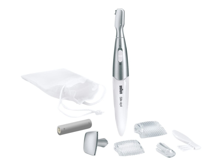 Braun White Bikini Line Trimmer FG 1100 in the group BEAUTY & HEALTH / Hair & Styling / Hair removal / Ladyshave at TP E-commerce Nordic AB (C67972)