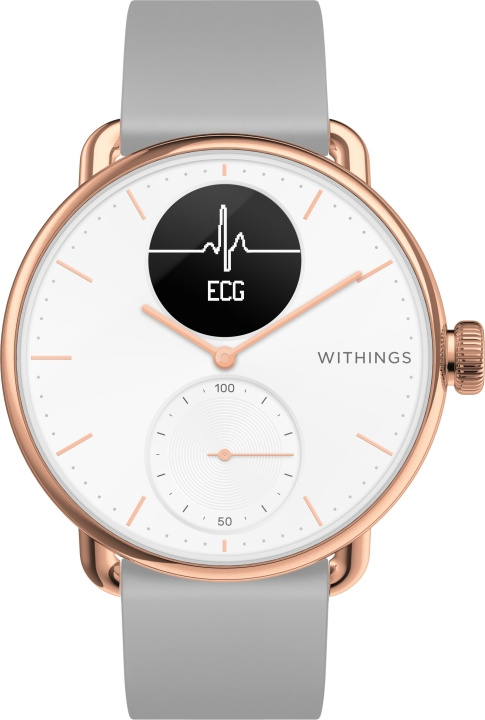 Withings Scanwatch ECG , activity watch rose gold 38mm in the group Sport, leisure & Hobby / Smartwatch & Activity trackers / Smartwatches at TP E-commerce Nordic AB (C68011)