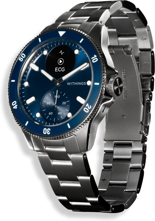 Withings Scanwatch Nova smartwatch, 42 mm, blue in the group Sport, leisure & Hobby / Smartwatch & Activity trackers / Smartwatches at TP E-commerce Nordic AB (C68063)