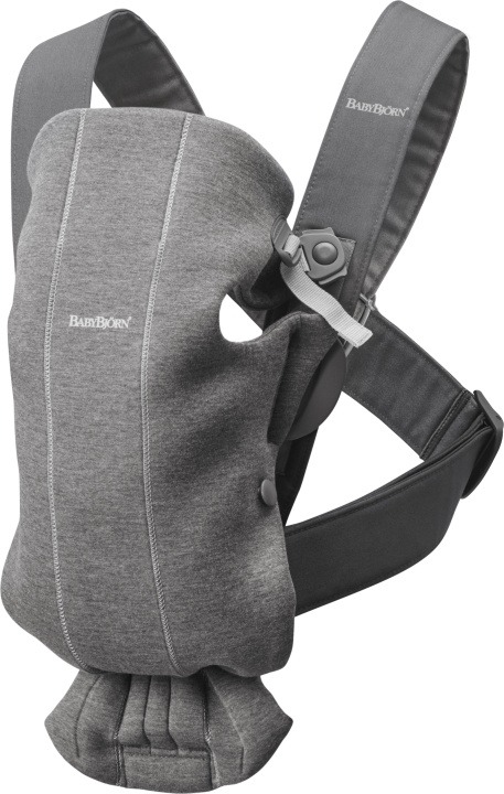BabyBjörn Mini 3D Jersey backpack, Dark Grey in the group TOYS, KIDS & BABY PRODUCTS / Baby Gadgets / Care & Hygiene at TP E-commerce Nordic AB (C68258)