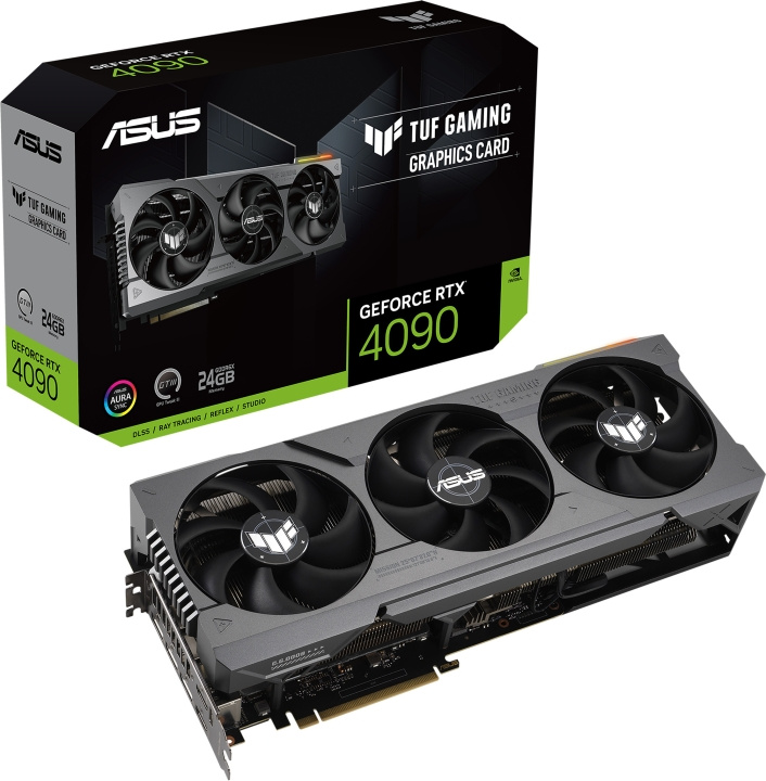 ASUS GeForce TUF-RTX4090-24G-GAMING graphics card in the group COMPUTERS & PERIPHERALS / Computer components / Graphic Cards at TP E-commerce Nordic AB (C68382)