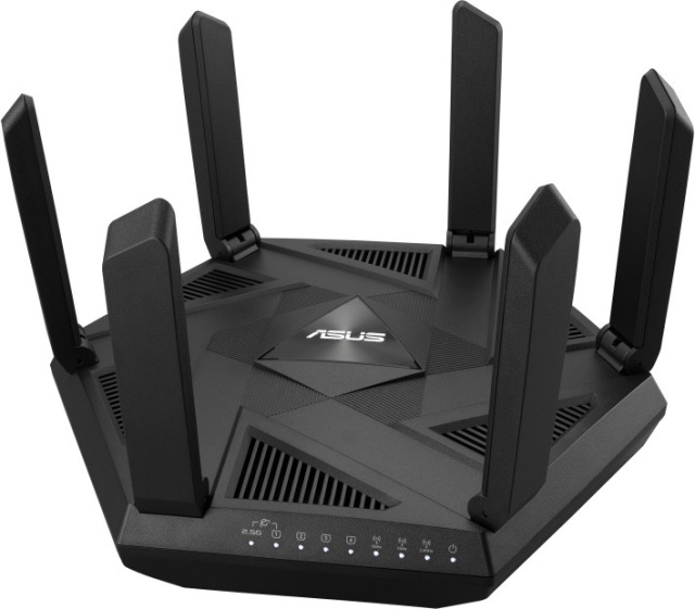 ASUS RT-AXE7800 Tri-band WiFi 6E router in the group COMPUTERS & PERIPHERALS / Network / Routrar at TP E-commerce Nordic AB (C68505)
