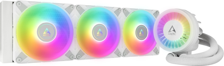 Arctic Cooling Arctic Liquid Freezer III 360 ARGB liquid cooling system, white in the group COMPUTERS & PERIPHERALS / Computer components / Cooling / Processor coolers at TP E-commerce Nordic AB (C68580)