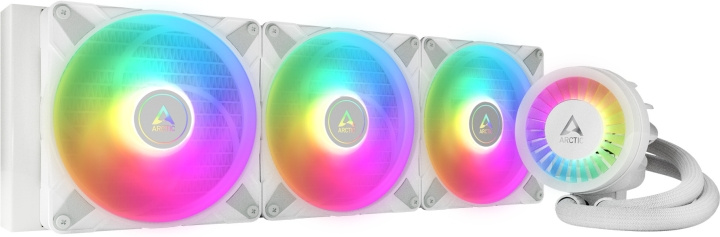 Arctic Cooling Arctic Liquid Freezer III 420 ARGB liquid cooling system, white in the group COMPUTERS & PERIPHERALS / Computer components / Cooling / Processor coolers at TP E-commerce Nordic AB (C68581)