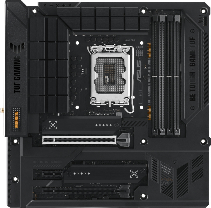 ASUS TUF GAMING B760M-BTF WIFI mATX motherboard in the group COMPUTERS & PERIPHERALS / Computer components / Motherboard at TP E-commerce Nordic AB (C68624)