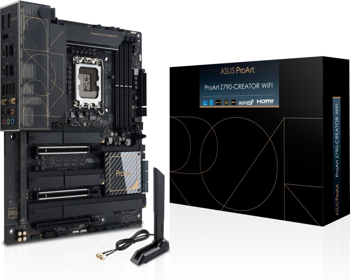 ASUS ProArt Z790-CREATOR WIFI LGA 1700 ATX motherboard in the group COMPUTERS & PERIPHERALS / Computer components / Motherboard at TP E-commerce Nordic AB (C68639)