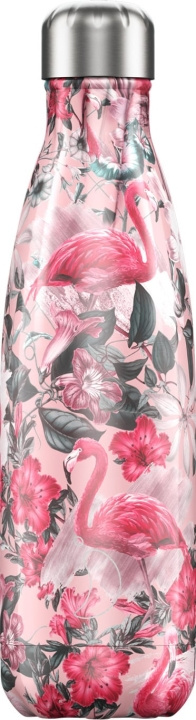 Chilly\'s Bottles Chilly\'s thermos drink bottle, flamingo 500 ml in the group Sport, leisure & Hobby / Outdoor recreation / Thermoses & Water Bottles at TP E-commerce Nordic AB (C68910)