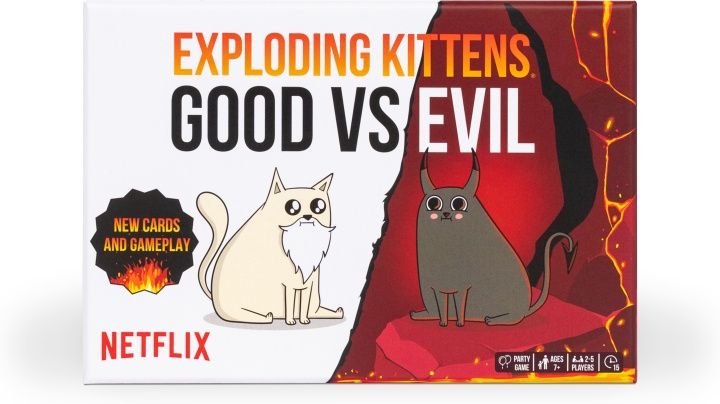 Exploding Kittens Good vs Evil Nordic - card game in the group TOYS, KIDS & BABY PRODUCTS / Games / Board games at TP E-commerce Nordic AB (C69119)