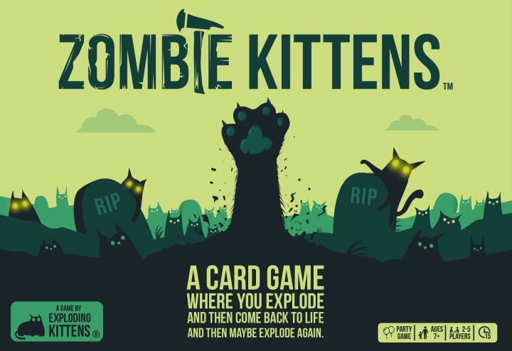 Exploding Kittens Zombie Kittens Nordic - card game in the group TOYS, KIDS & BABY PRODUCTS / Games / Board games at TP E-commerce Nordic AB (C69120)