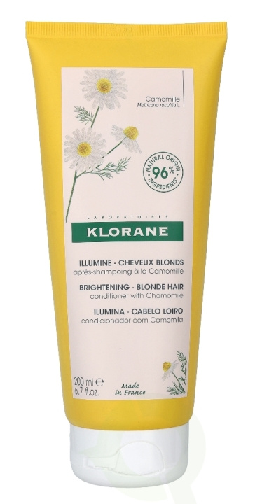 Klorane Blond Highlights Conditioner With Cham. 200 ml in the group BEAUTY & HEALTH / Hair & Styling / Hair care / Conditioner at TP E-commerce Nordic AB (C69454)