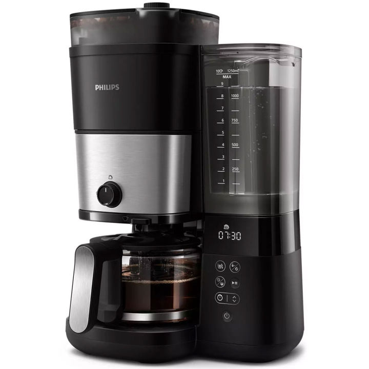 Philips Kaffebryggare med kvarn All-in-1 Brew HD7888/01 in the group HOME, HOUSEHOLD & GARDEN / Household appliances / Coffee makers and accessories / Espresso Machines at TP E-commerce Nordic AB (C69566)