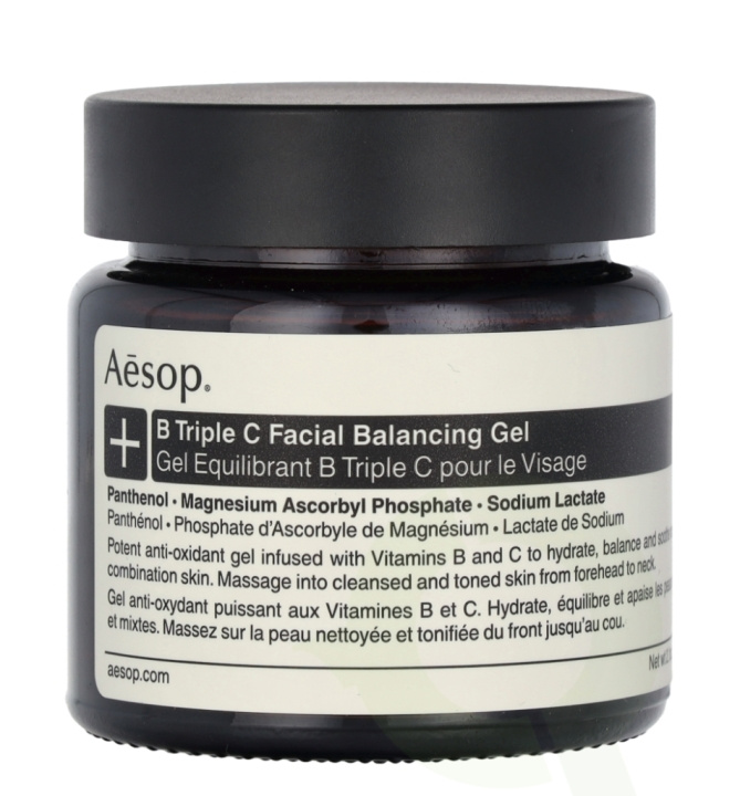 AESOP B Triple C Facial Balancing Gel 60 ml in the group BEAUTY & HEALTH / Skin care / Face / Day cream at TP E-commerce Nordic AB (C69589)
