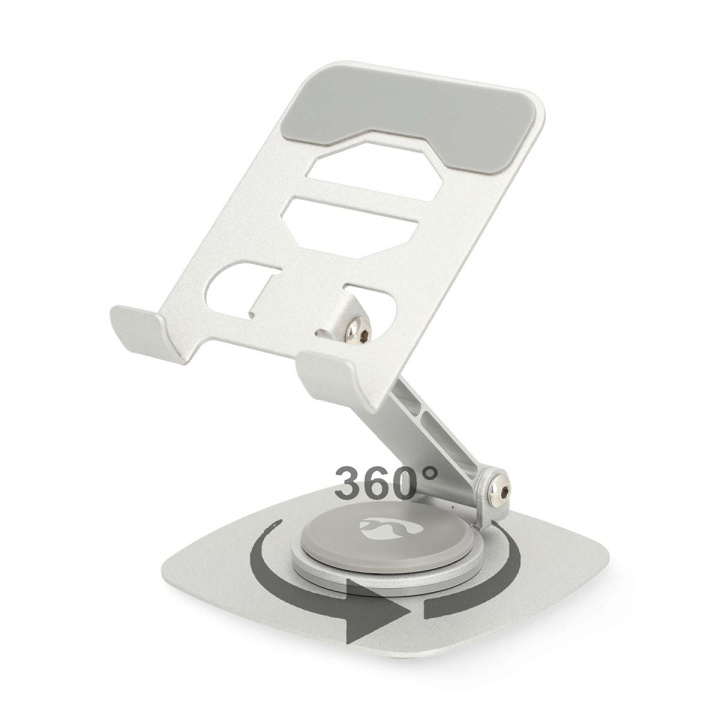 Nedis Smartphone Stand | Universal | Full Motion | Silver in the group SMARTPHONE & TABLETS / Other accessories / Docks, Tripods & Holders at TP E-commerce Nordic AB (C69693)