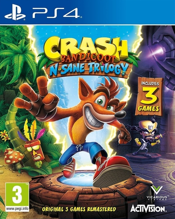 Activision Crash Bandicoot - N. Sane Trilogy (PS4) in the group HOME ELECTRONICS / Game consoles & Accessories / Sony PlayStation 4 / Games at TP E-commerce Nordic AB (C69725)