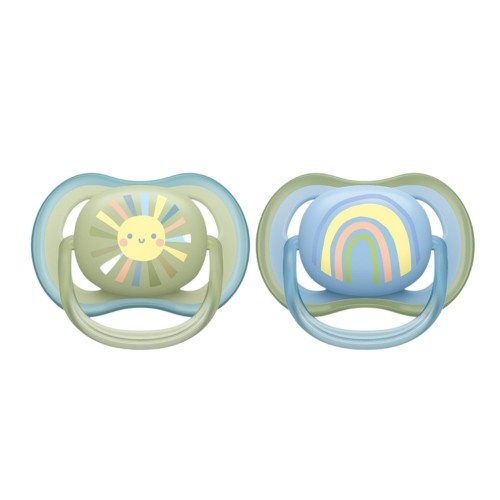 Philips Avent SCF085/58 Ultra Air teats 0-6 months, 2 pieces, sun in the group TOYS, KIDS & BABY PRODUCTS / Baby Gadgets / Pacifiers & Teething toys at TP E-commerce Nordic AB (C69803)