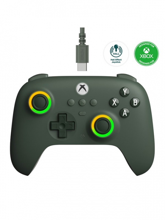 8Bitdo Ultimate C Wired wired game controller, dark green, Xbox in the group HOME ELECTRONICS / Game consoles & Accessories / Xbox Series X / Accessories at TP E-commerce Nordic AB (C69847)