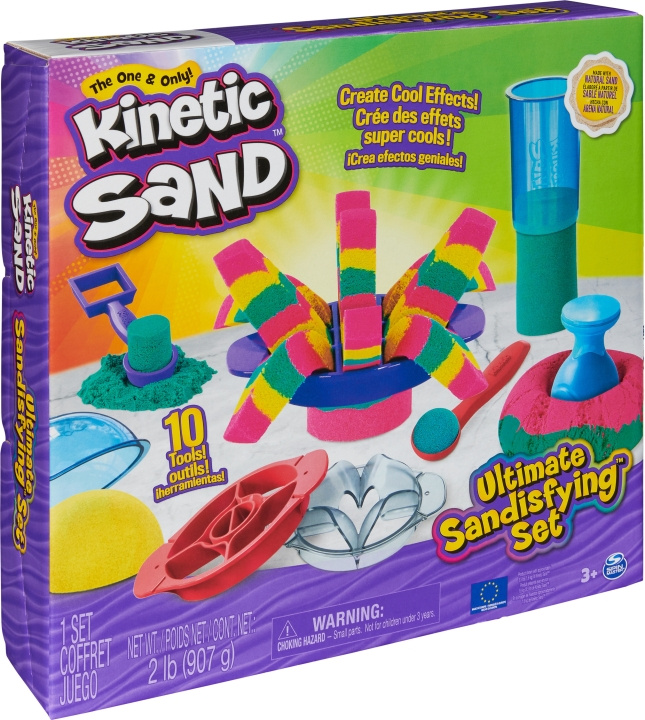 Kinetic Sand Ultimate Sandisfying - play set in the group TOYS, KIDS & BABY PRODUCTS / Toys / Clay, play sand and accessories at TP E-commerce Nordic AB (C69990)