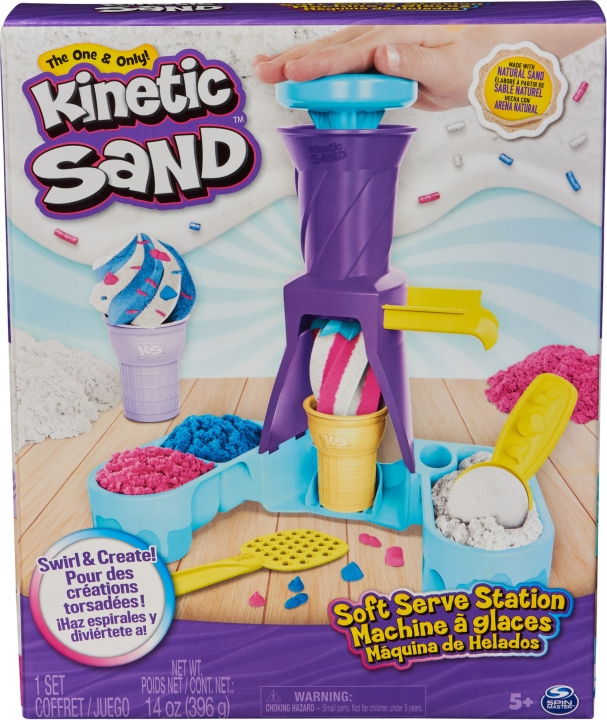 Kinetic Sand Soft Serve Station - ice cream play set in the group TOYS, KIDS & BABY PRODUCTS / Toys / Clay, play sand and accessories at TP E-commerce Nordic AB (C70083)
