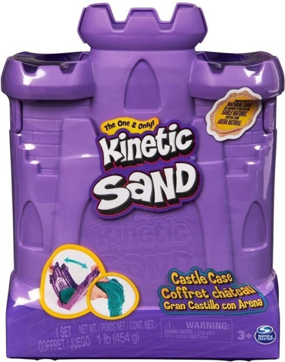 Kinetic Sand Castle Case, lime green in the group TOYS, KIDS & BABY PRODUCTS / Toys / Clay, play sand and accessories at TP E-commerce Nordic AB (C70087)
