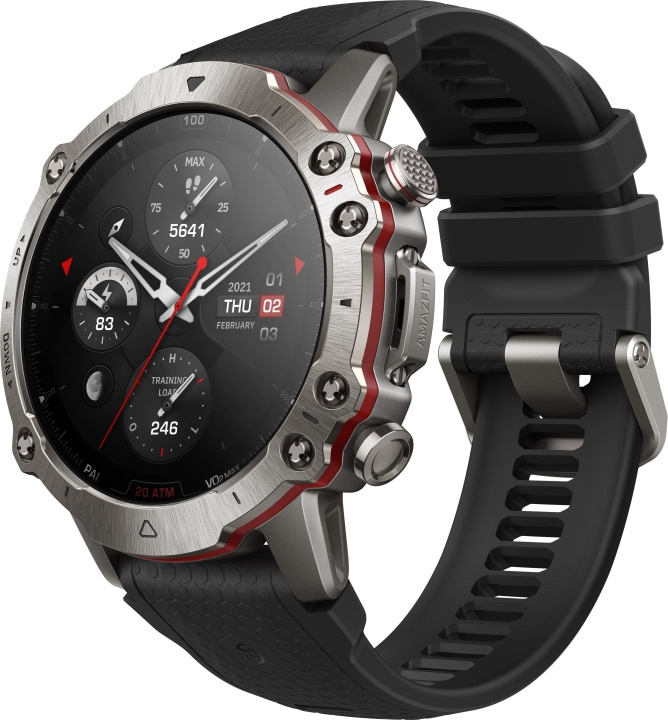 Amazfit Falcon Titanium sports watch, 47 mm, grey in the group Sport, leisure & Hobby / Smartwatch & Activity trackers / Smartwatches at TP E-commerce Nordic AB (C70141)