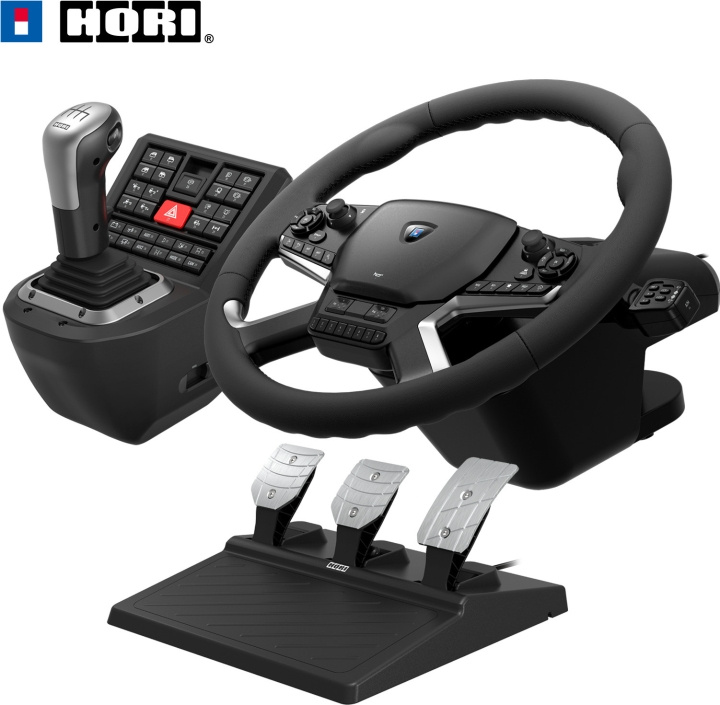 HORI Force Feedback Truck Control System, PC in the group COMPUTERS & PERIPHERALS / GAMING / Steering wheels & Joysticks at TP E-commerce Nordic AB (C70158)