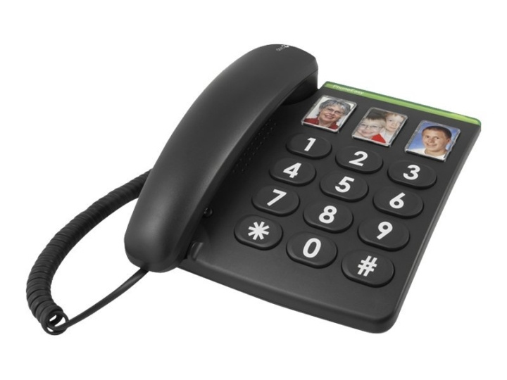 Doro PhoneEasy 331ph Sladdansluten telefon in the group HOME ELECTRONICS / Audio & Picture / Fixed telephony / Table phones at TP E-commerce Nordic AB (C70326)