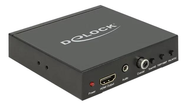 DeLOCK Converter SCART / HDMI to HDMI with Scaler in the group HOME ELECTRONICS / Audio & Picture / TV & Accessories / Accessories at TP E-commerce Nordic AB (C70603)