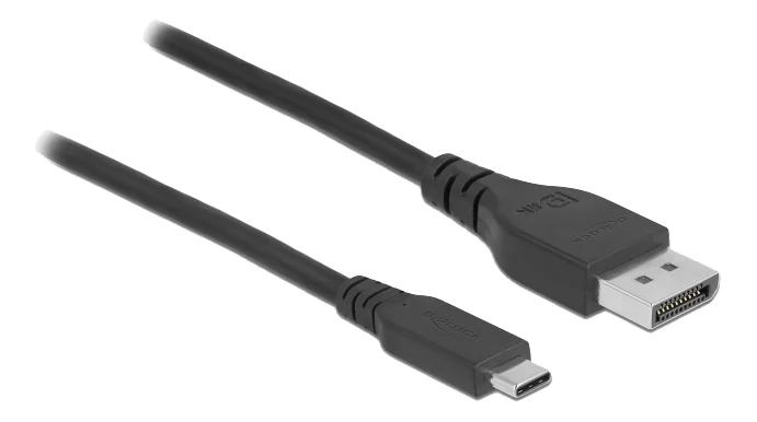 DeLOCK Bidirectional USB Type-C™ to DisplayPort Cable 8K 60 Hz 0.5m in the group COMPUTERS & PERIPHERALS / Computer cables / DisplayPort / Adapters at TP E-commerce Nordic AB (C70733)