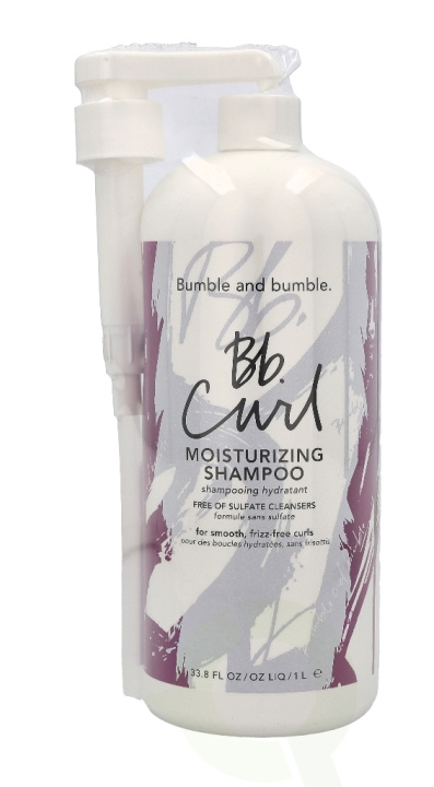 Bumble and Bumble Bumble & Bumble Curl Moisturizing Shampoo 1000 ml in the group BEAUTY & HEALTH / Hair & Styling / Hair care / Schampoo at TP E-commerce Nordic AB (C70988)