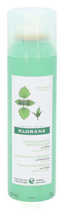 Klorane Dry Shampoo With Nettle 150 ml in the group BEAUTY & HEALTH / Hair & Styling / Hair care / Schampoo at TP E-commerce Nordic AB (C70995)