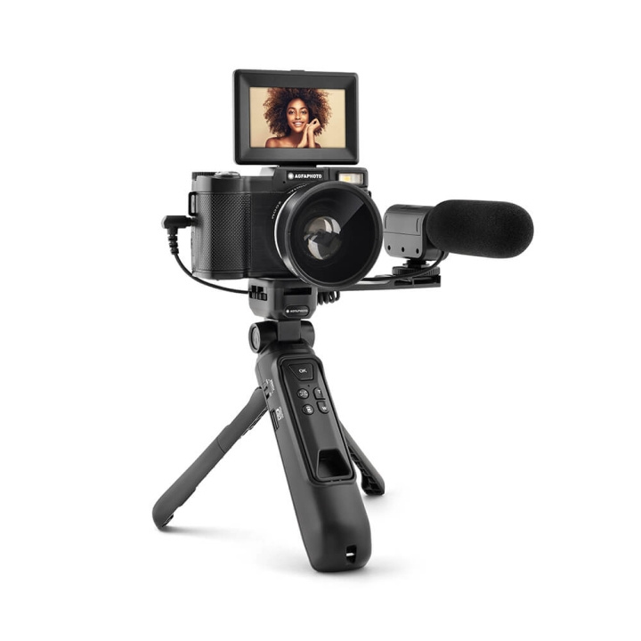 Agfa PHOTO Vlogging Camera Realishot 16x Digital Zoom in the group HOME ELECTRONICS / Photo & Video / Cameras at TP E-commerce Nordic AB (C71207)