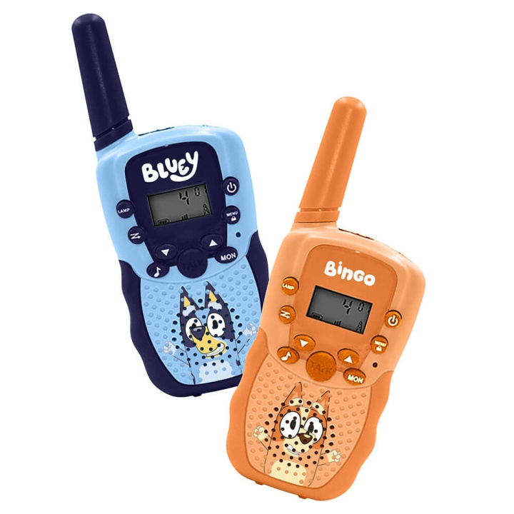 Bluey Digital Walkie Talkie up to 1000m Range LCD in the group Sport, leisure & Hobby / Outdoor recreation / Walkie-talkies at TP E-commerce Nordic AB (C71394)