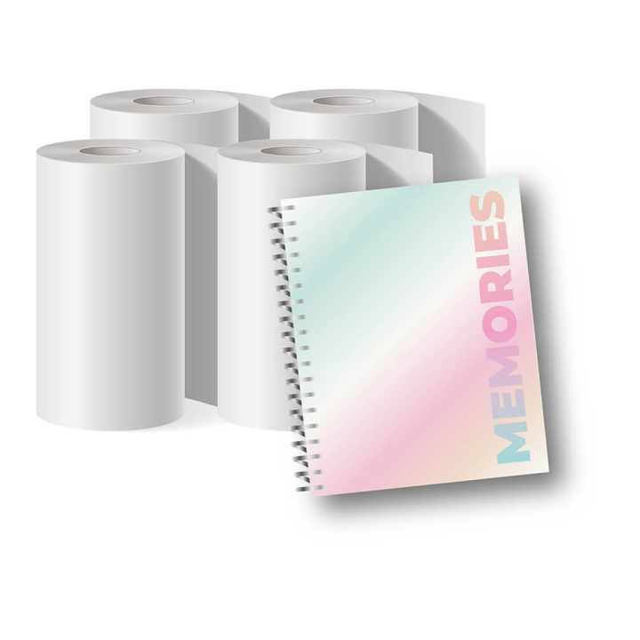 Mobility On Board Pixiprint Refill 4 Rolls Incl Memorybook and Stickers in the group HOME ELECTRONICS / Photo & Video / Cameras at TP E-commerce Nordic AB (C71477)