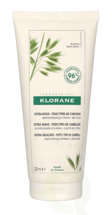Klorane Ultra-Gentle Conditioner With Oat Milk 200 ml All Hair Types in the group BEAUTY & HEALTH / Hair & Styling / Hair care / Conditioner at TP E-commerce Nordic AB (C71913)