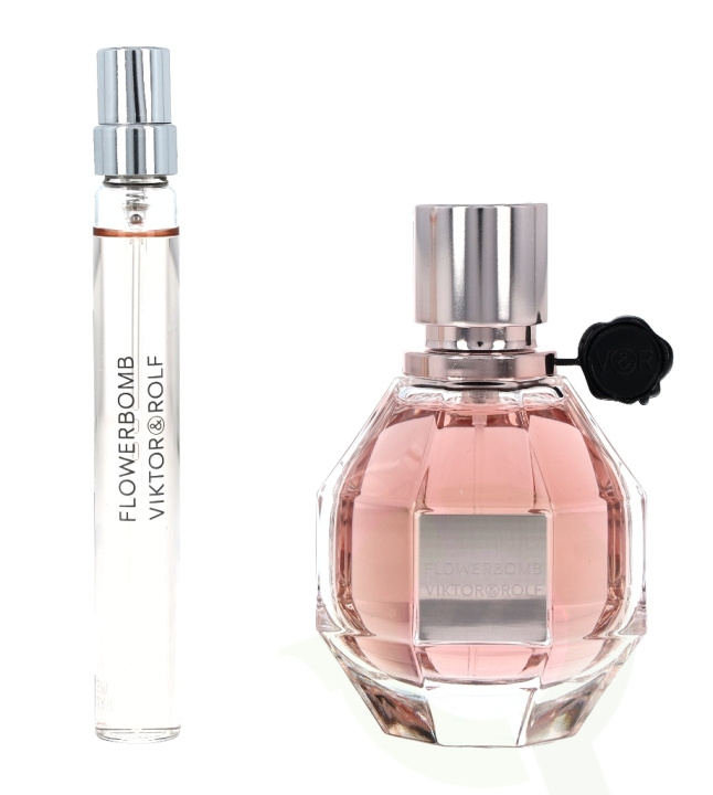 Viktor & Rolf Flowerbomb Giftset 60 ml Edp Spray 50ml/Edp Spray 10ml in the group BEAUTY & HEALTH / Gift sets / Gift sets for her at TP E-commerce Nordic AB (C72104)