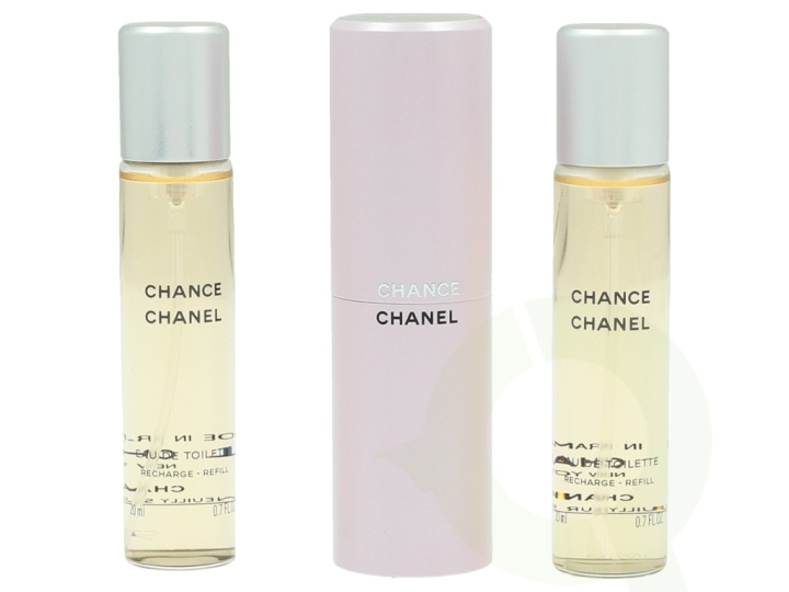 Chanel Chance Twist And Spray 60 ml edt spray20 + 2x edt spray refill20 in the group BEAUTY & HEALTH / Fragrance & Perfume / Perfumes / Perfume for her at TP E-commerce Nordic AB (C72133)